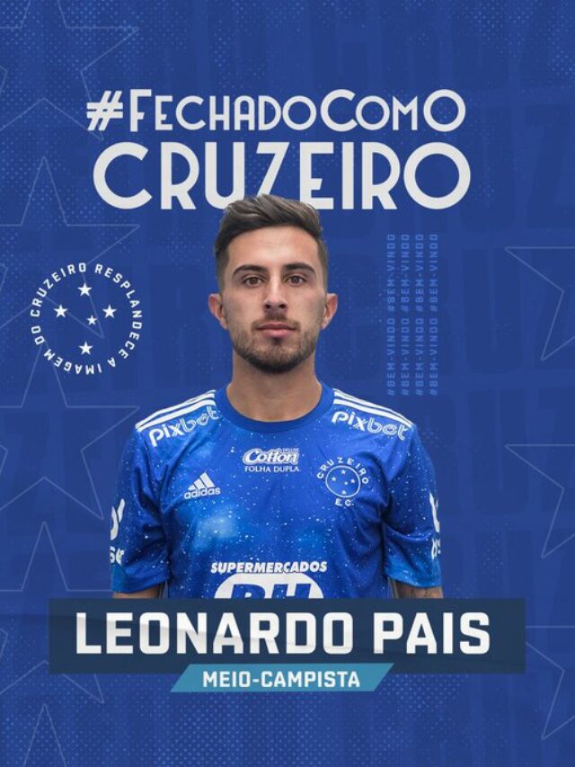 Cruzeiro Oficializa Chegada De Leonardo Pais