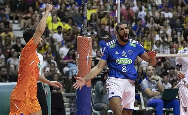 Vôlei do Cruzeiro atropela o Minas e garante o pentacampeonato da Supercopa