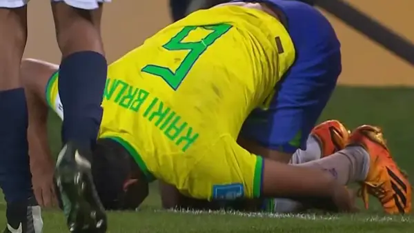 Grave: Kaiki sai lesionado de jogo da Seleção e preocupa torcida do Cruzeiro