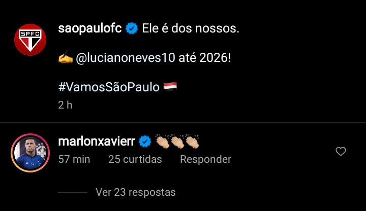 Marlon posta mensagem enigmática após ser cotado fora do Cruzeiro 1
