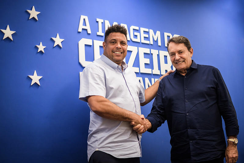 Ronaldo e Pedro Lourenço. Foto: Gustavo Aleixo/Cruzeiro.