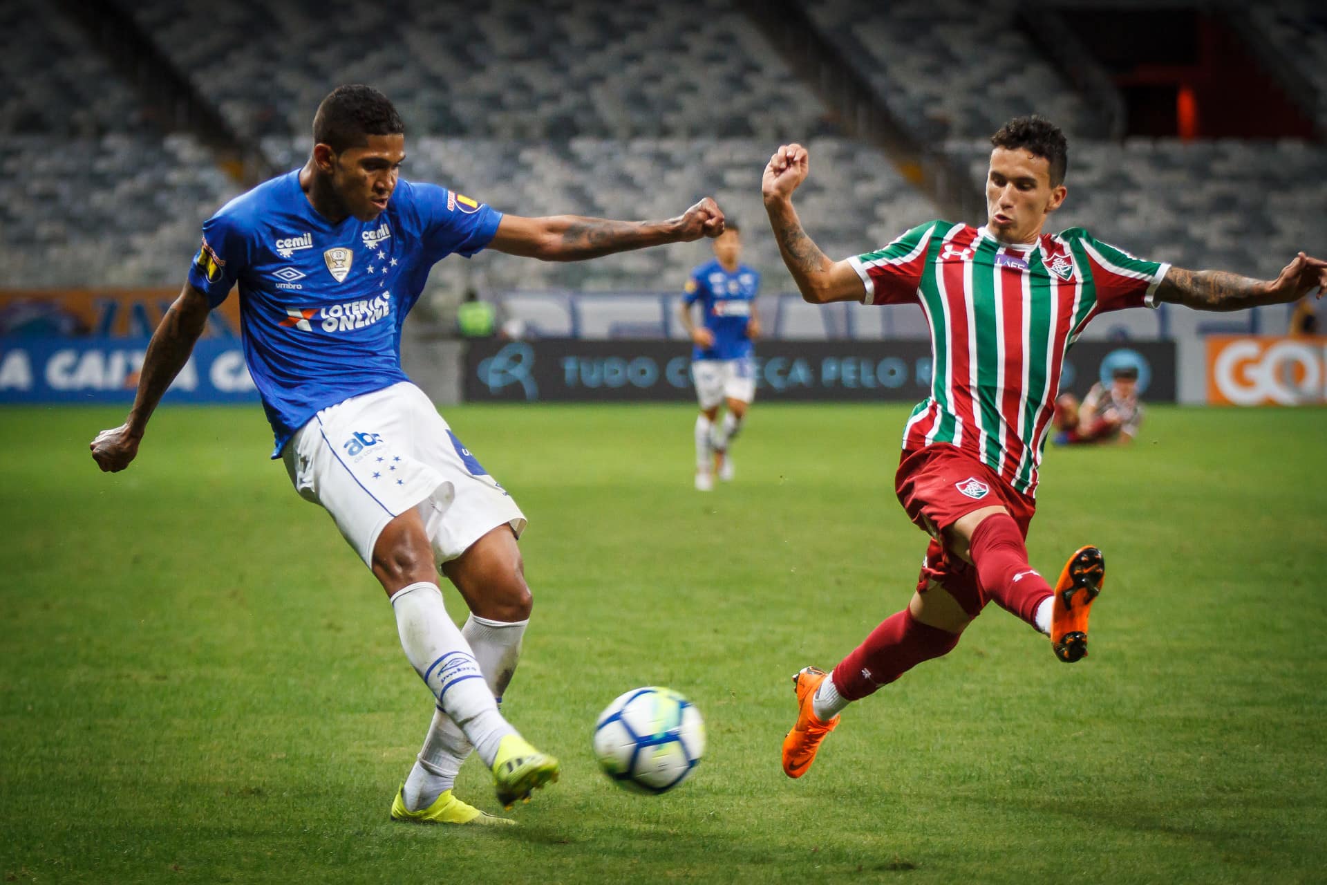 Cruzeiro x Fluminense. Foto: Divulgação/Reprodução.
