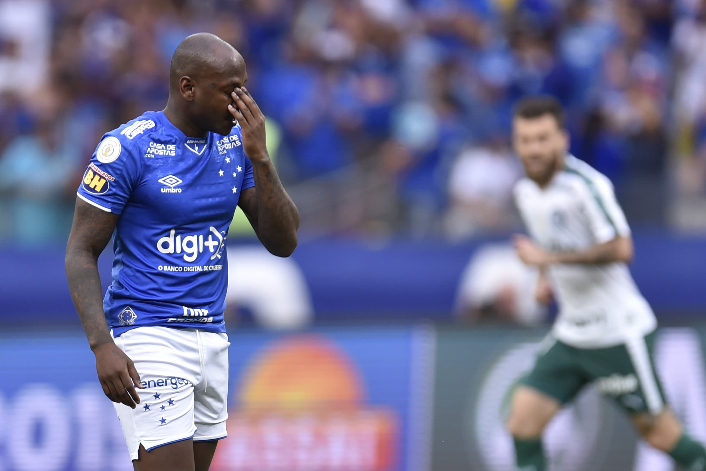 Cruzeiro x Palmeiras. Foto: Reprodução.