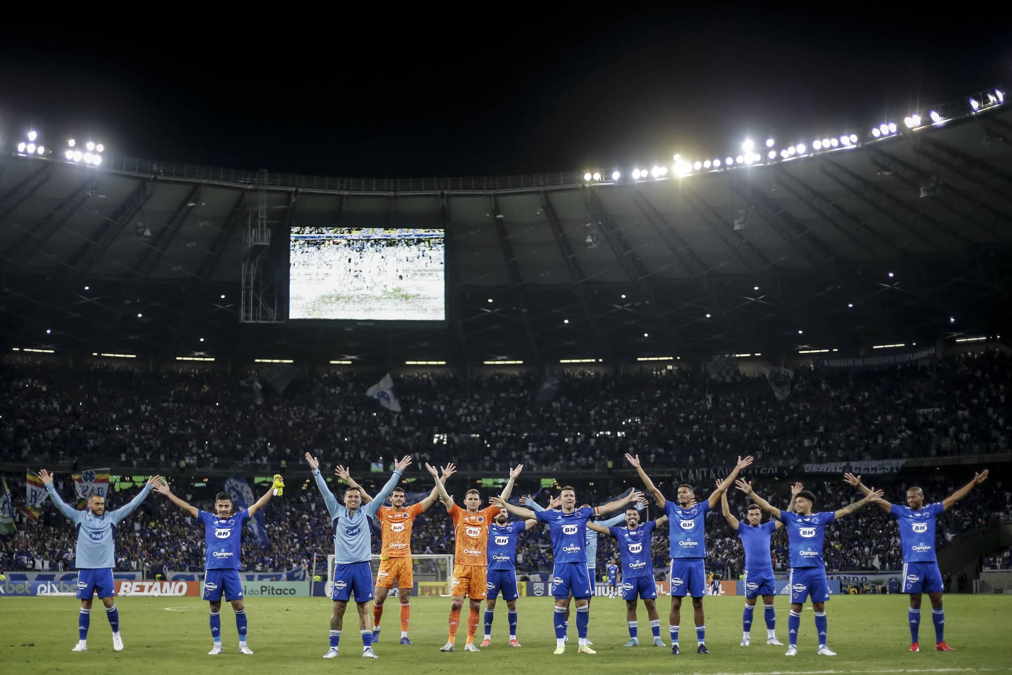 Cruzeiro x Ponte Preta. Foto: Divulgação/Reprodução.