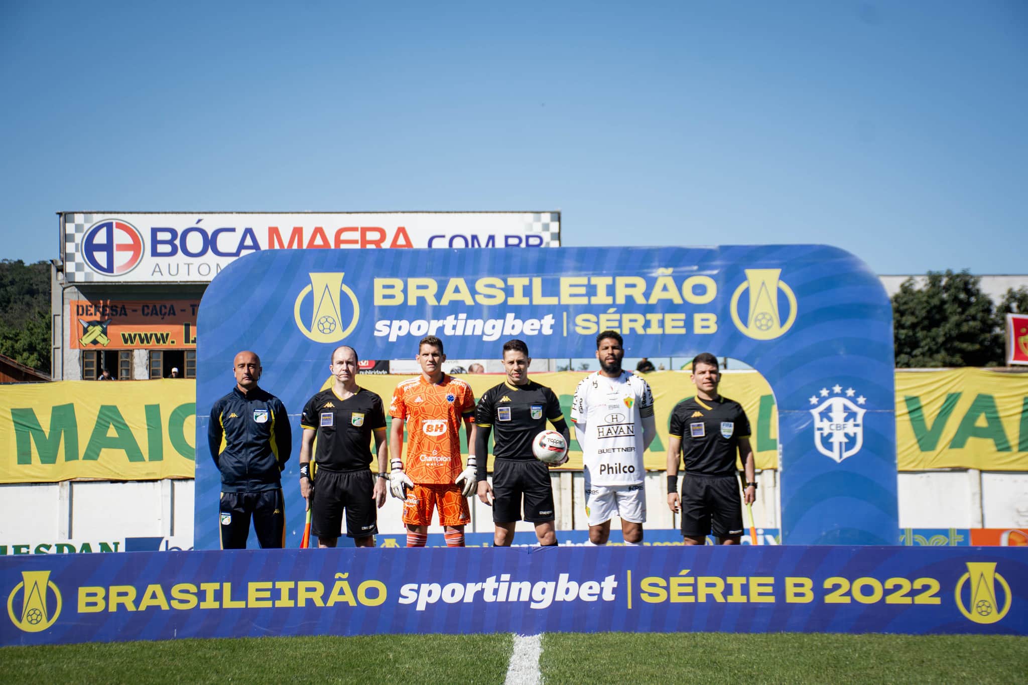 Cruzeiro x Brusque. Foto: Divulgação/Reprodução.