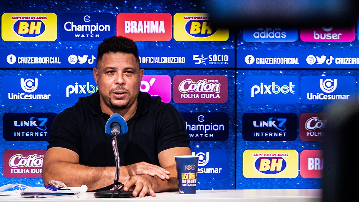 Ronaldo admite falta de dinheiro para planejar o Cruzeiro na Série A