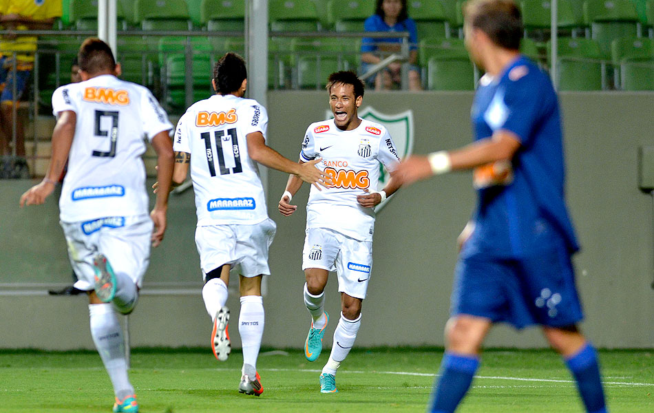 Último Cruzeiro x Santos no Independência teve show de Neymar Jr
