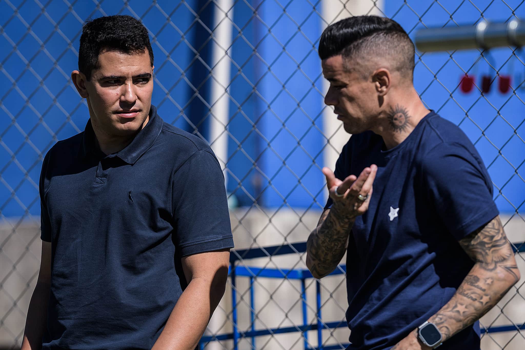 Pedro e D'Alessandro. Cruzeiro