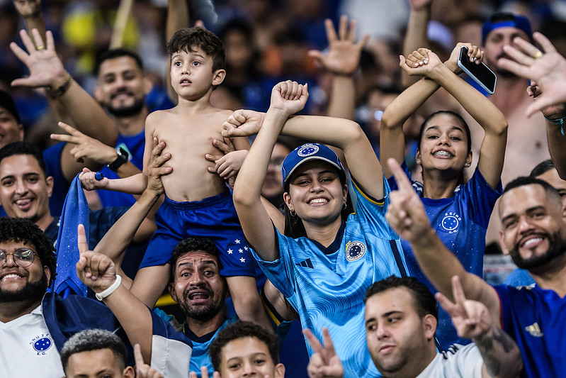 Torcida Cruzeiro. Foto: Gustavo Aleixo/Cruzeiro