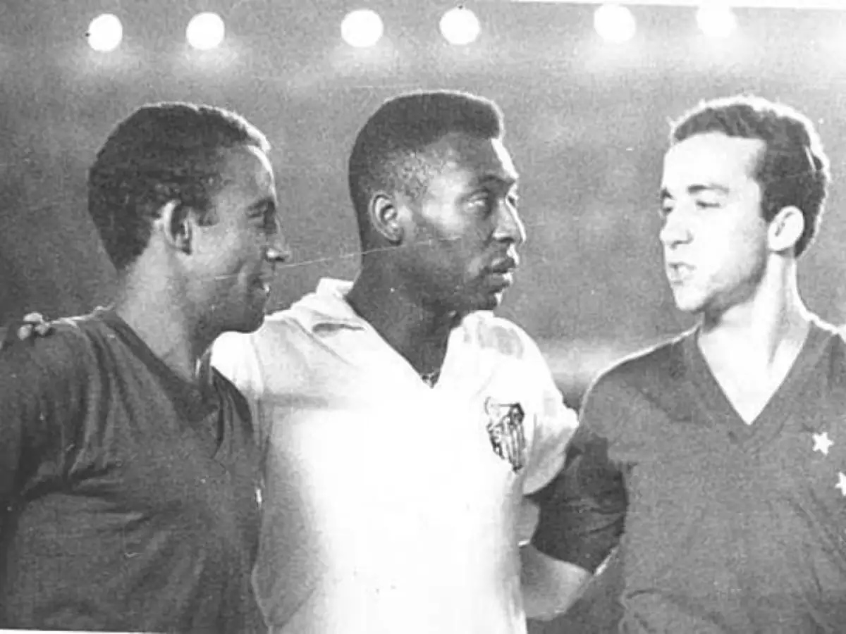 Cruzeiro x Santos 1966. Foto: Reprodução.