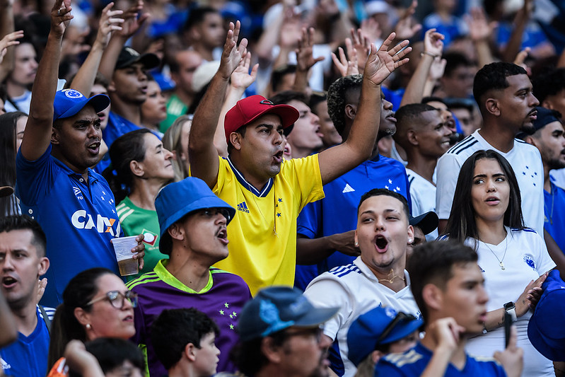 Torcida Cruzeiro. Foto: Gustavo Aleixo/Cruzeiro.