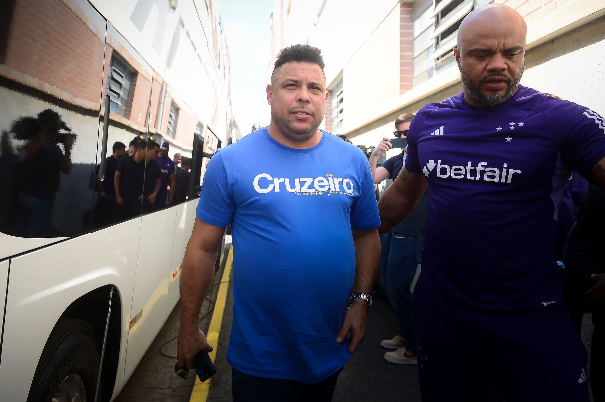 Ronaldo. Foto: Cruzeiro/Reprodução.