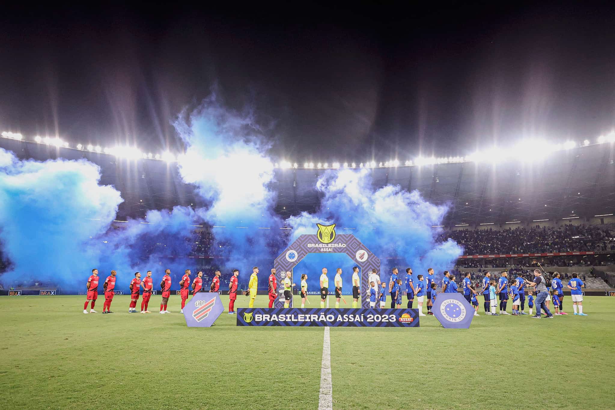 Cruzeiro x Athletico. Foto: Cruzeiro/Reprodução.