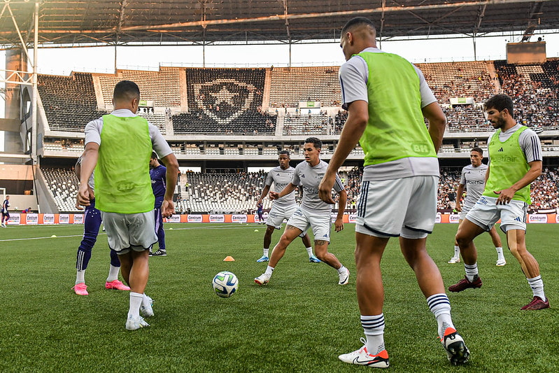 Cruzeiro x Botafogo. Foto: Cruzeiro/Reprodução.