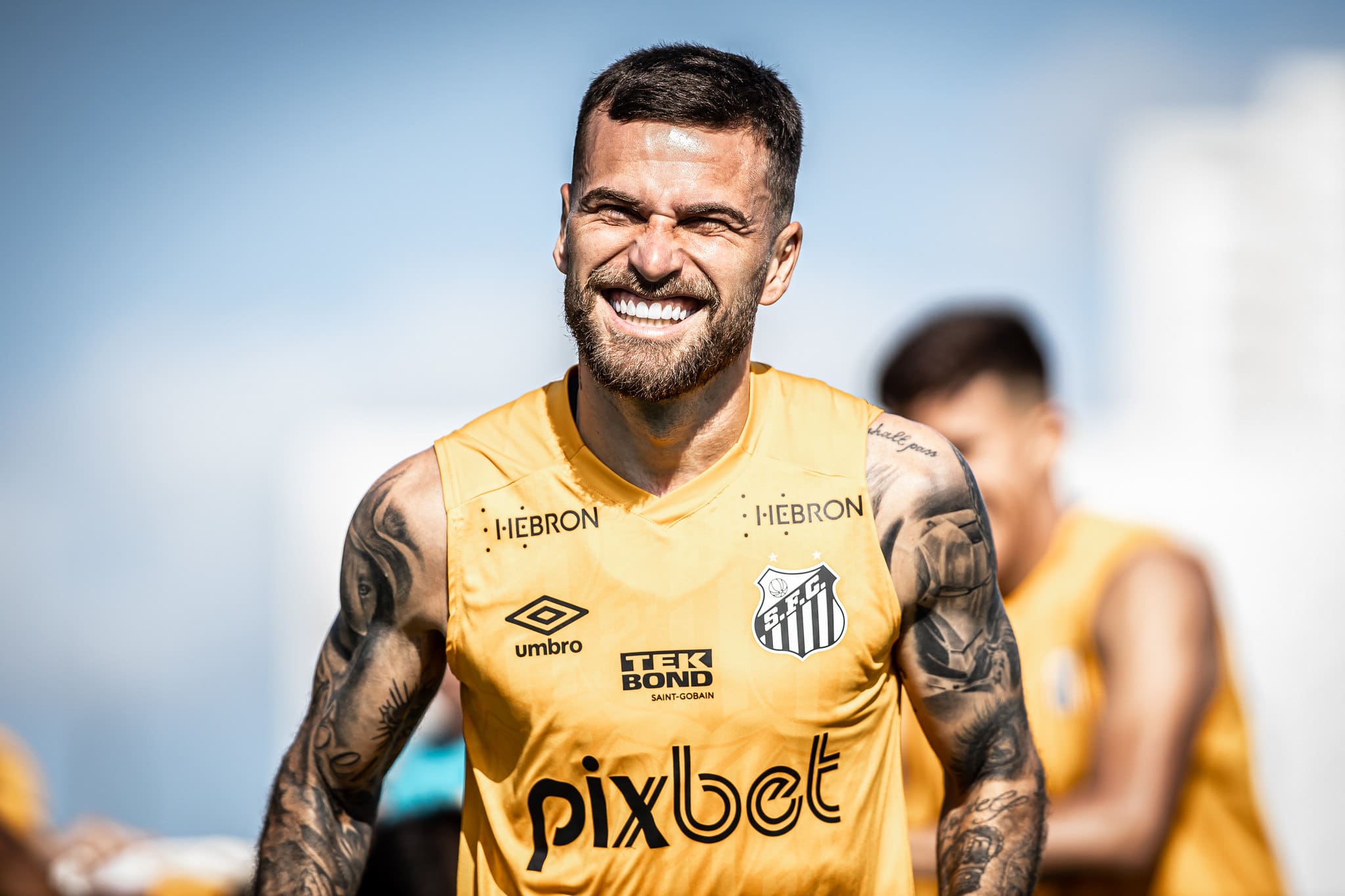 Lucas Lima. Foto: Raul Baretta Santos FC.