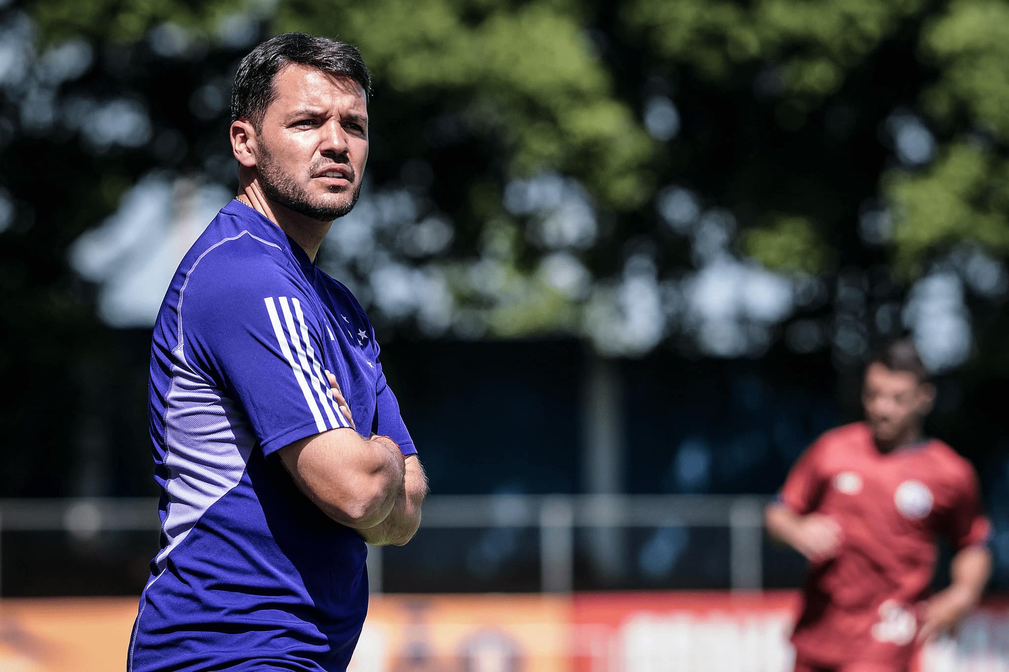 Nicolás Larcamón. Foto: Gustavo Aleixo/Cruzeiro.