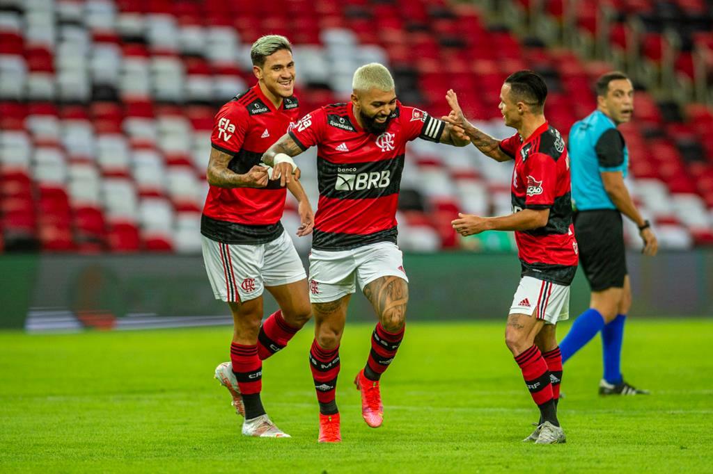 Pedro, Gabigol e Michael
