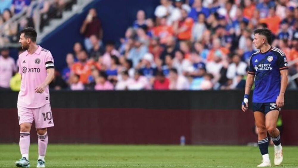 Atleta do Cruzeiro publica foto com Lionel Messi e agita torcida