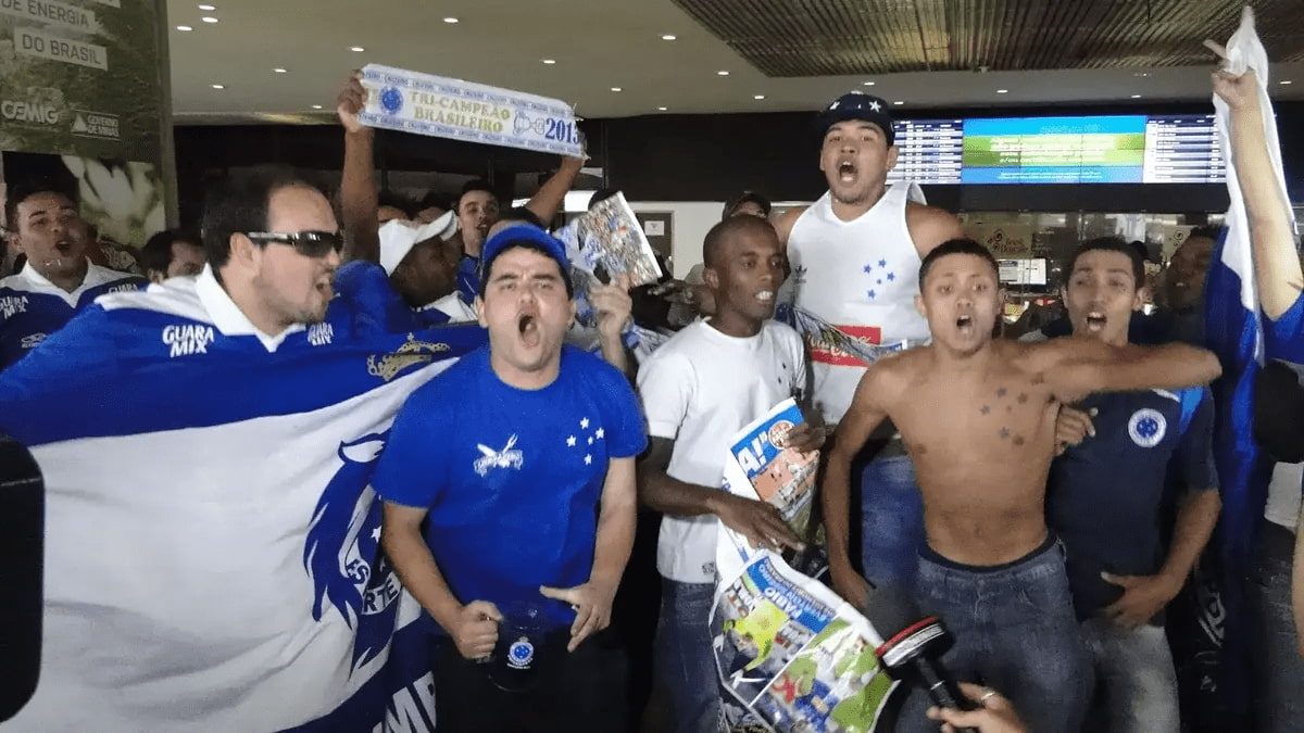 Torcida Cruzeiro. Foto: Reprodução.