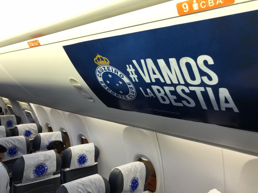 AVIÃO FOI PREPARADO: Cruzeiro gastou R$ 60 mil para trazer reforço urgente