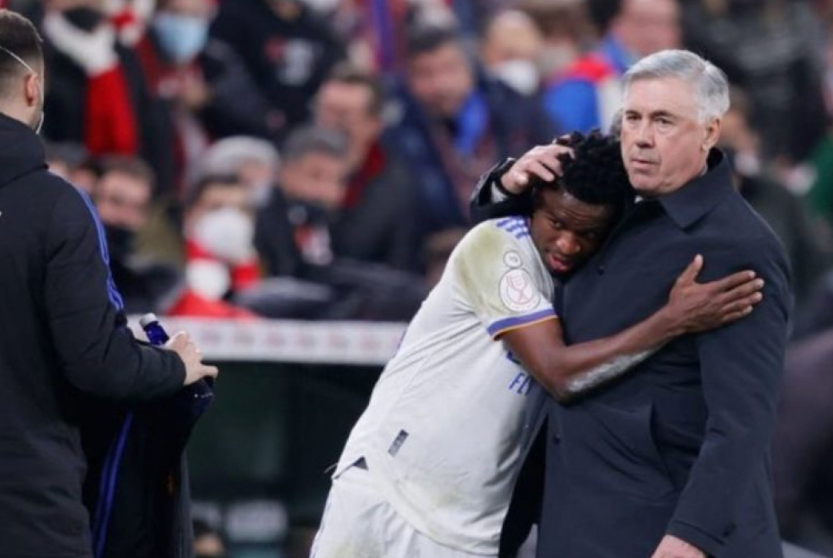Ancelotti não ficou nada feliz com situação envolvendo Vini Jr