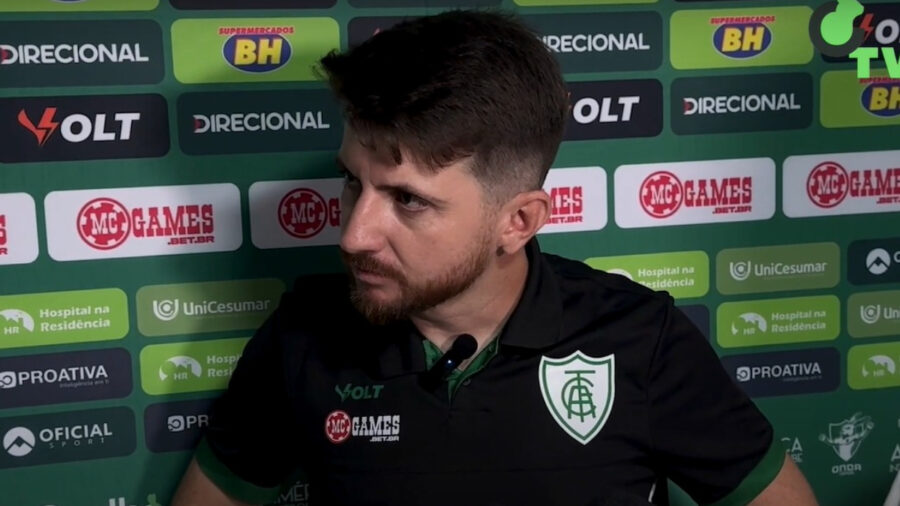 Técnico do América fez reclamação a FMF antes de enfrentar o Cruzeiro