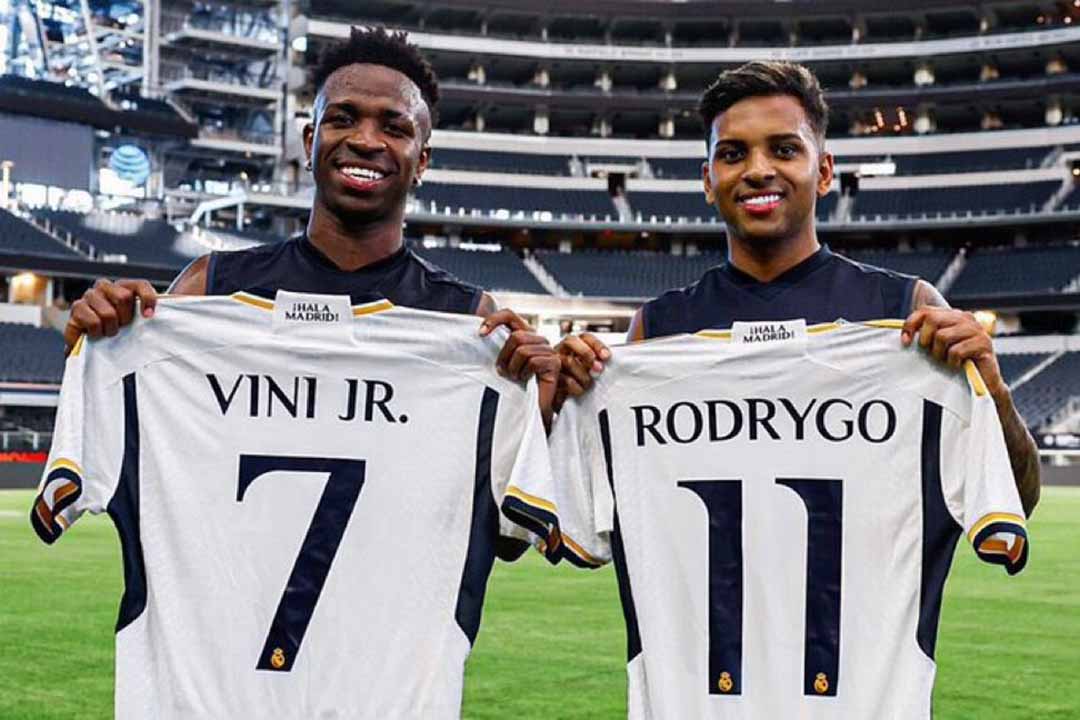 Por R$ 1,8 bilhão cada, Real Madrid vende Vini Júnior e Rodrygo