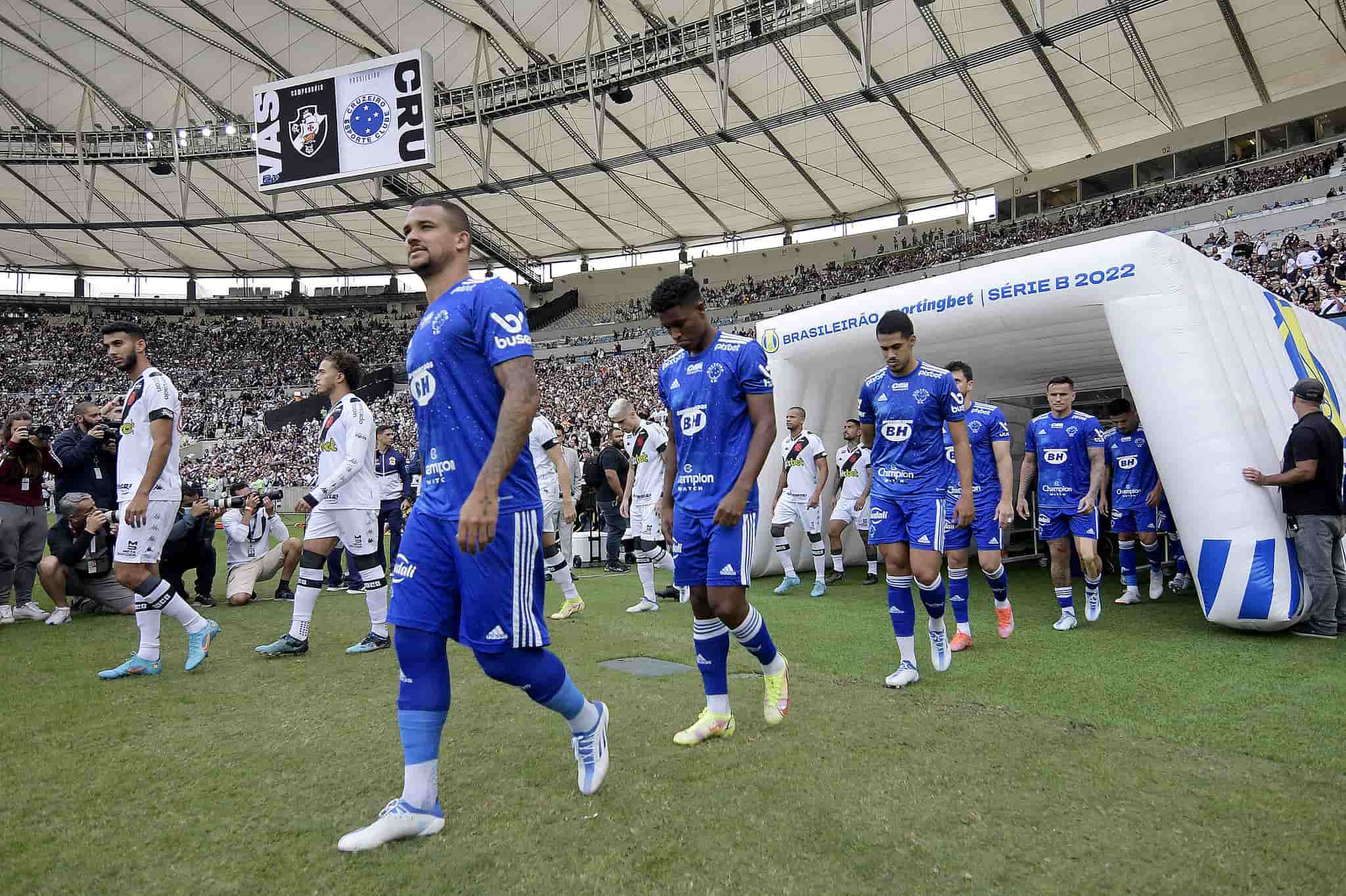 Cruzeiro x Vasco. Foto: Divulgação/Reprodução.