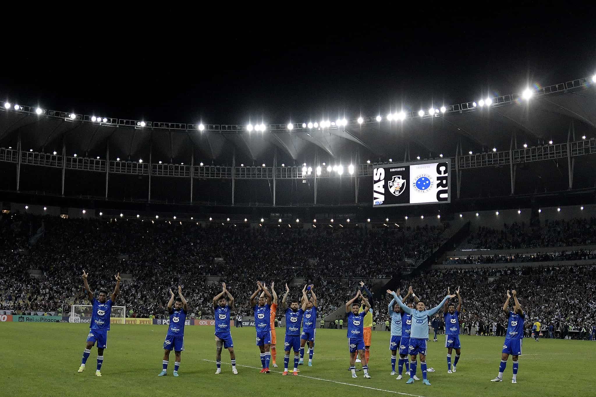 Vasco x Cruzeiro. Foto: Divulgação/Reprodução.