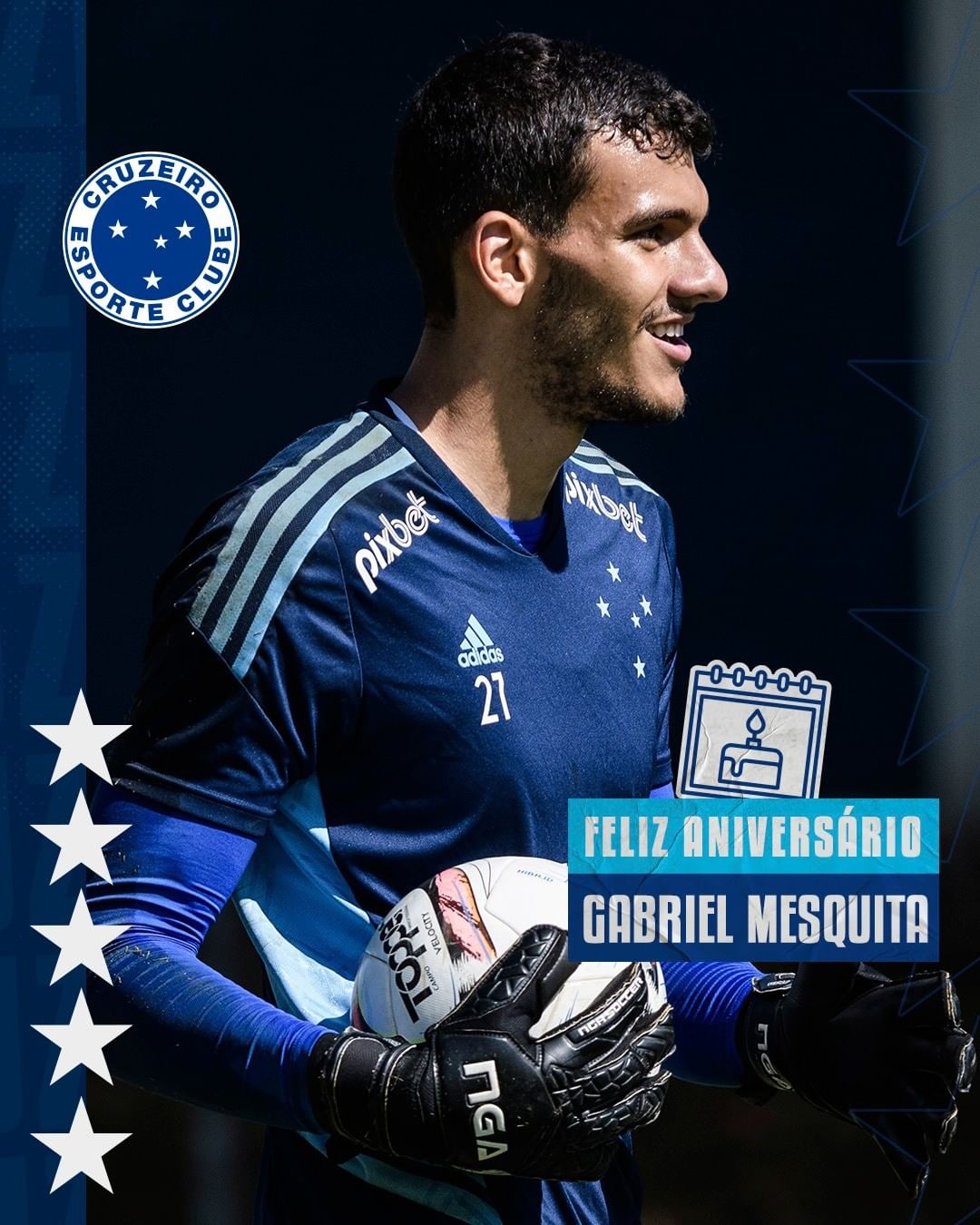 Gabriel Mesquita: Goleiro do Cruzeiro faz aniversário nesta quarta-feira