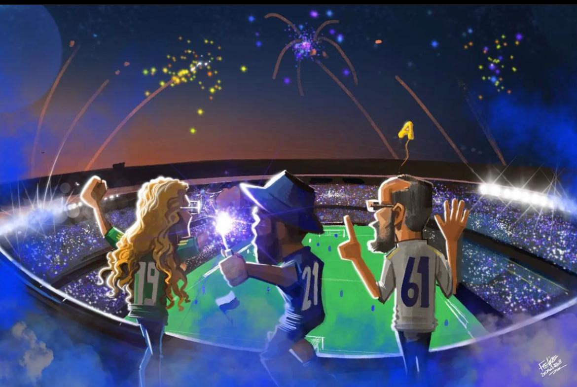Torcedores históricos do Cruzeiro recebem homenagem em festa do acesso