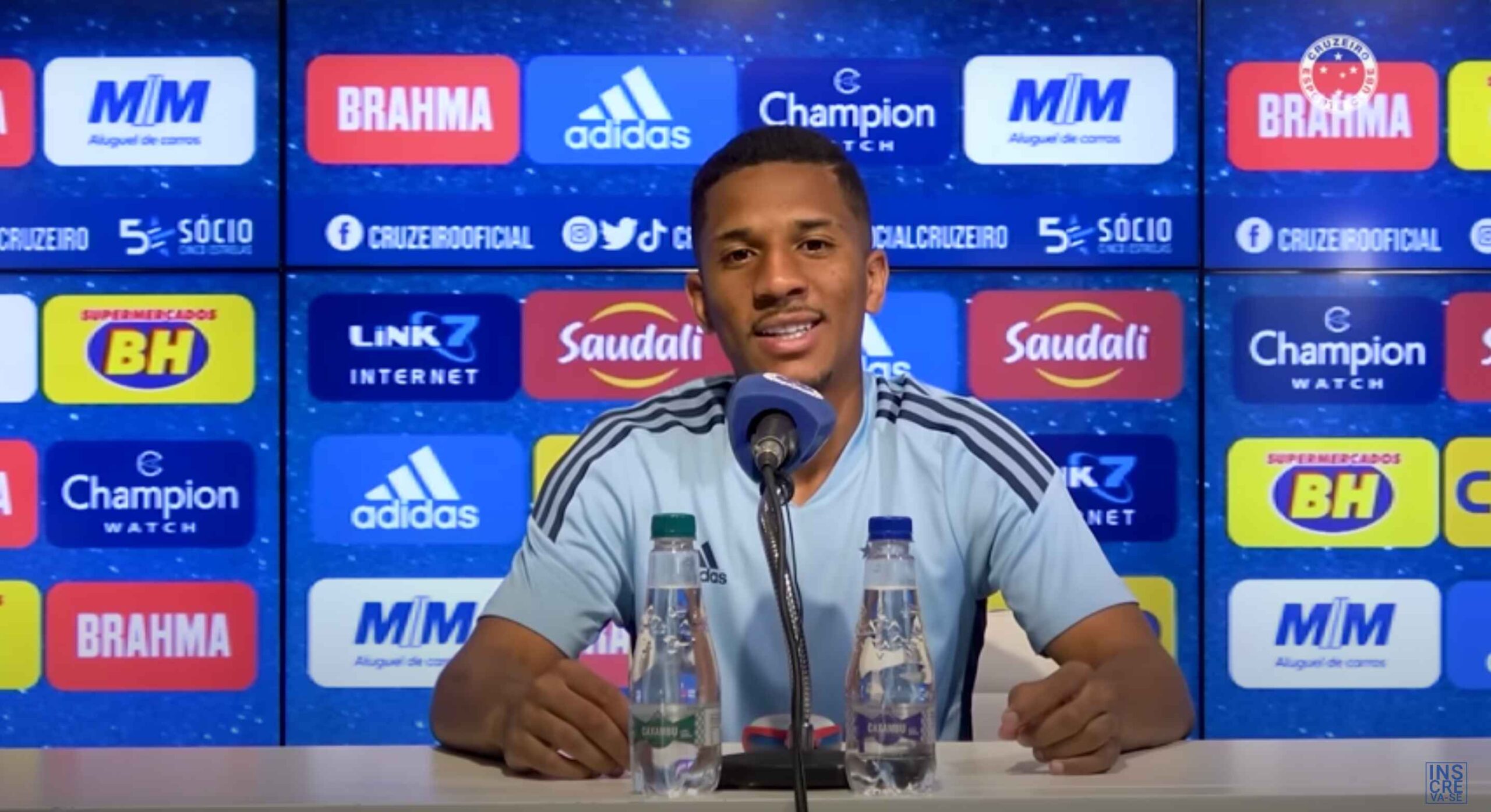 Matheus Davó deu conselho de vó para equipe Sub-20 do Cruzeiro na Copinha