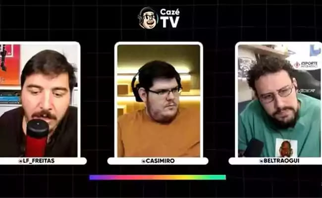 casimiro-luis-felipe-freitas-e-guilherme-beltrao-em-live-na-cazetv