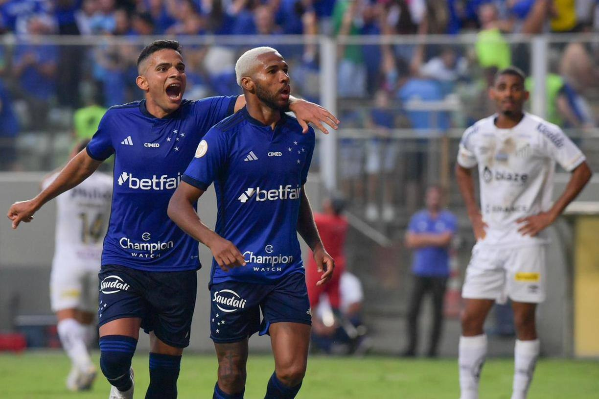 Bruno Rodrigues e Wesley. Foto: Cruzeiro/Reprodução.