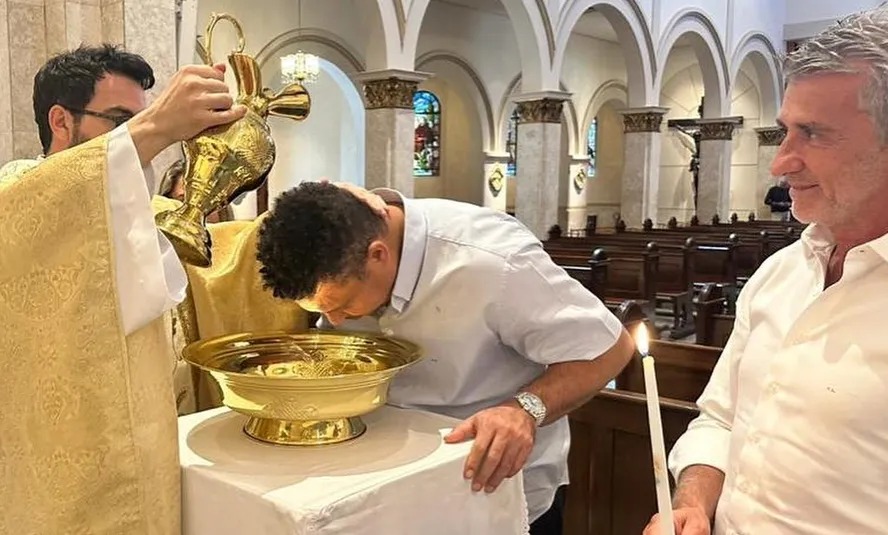Ronaldo e Padre Fábio de Melo
