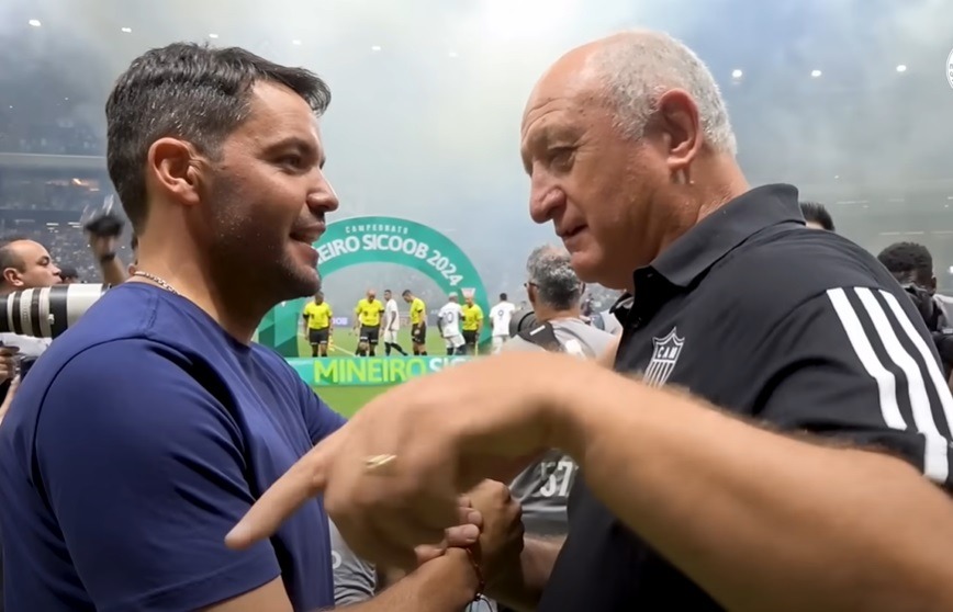 Larcamón e Felipão