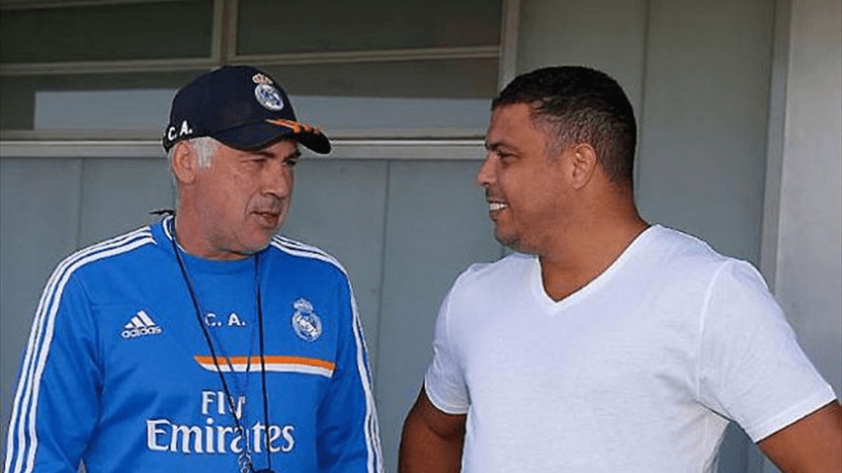 Ancelotti e Ronaldo
