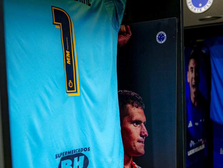 Vestiário Cruzeiro Rafael Cabral