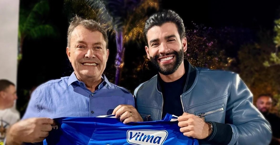 Torcedor declarado do Cruzeiro, Gusttavo Lima apresentou registro com Lionel Messi