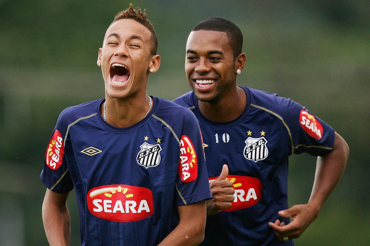 Filho de Robinho pode ser o novo parceiro de Neymar no Santos